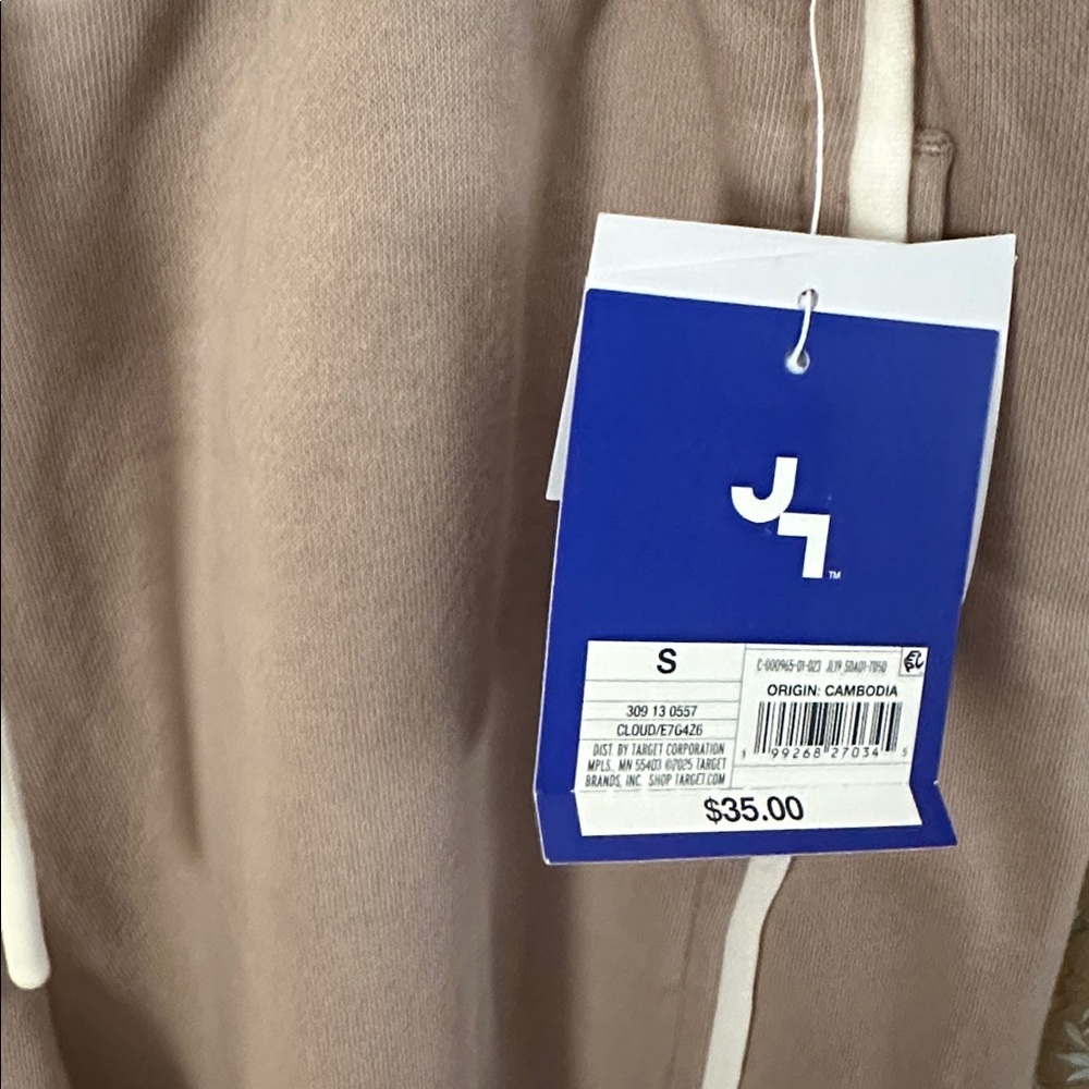 Joy Lab set cropped jacket size medium barrel jog… - image 5